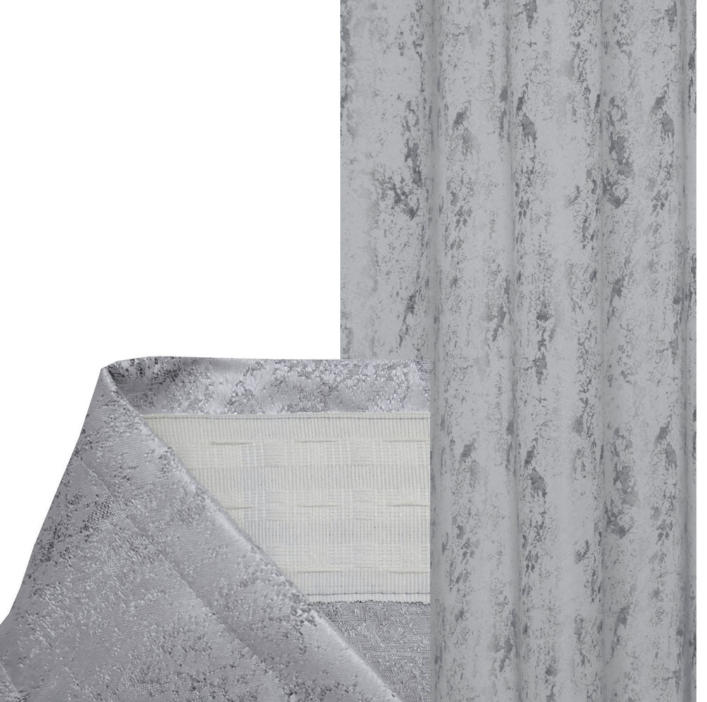 vorhang blickdicht kr�uselband grau