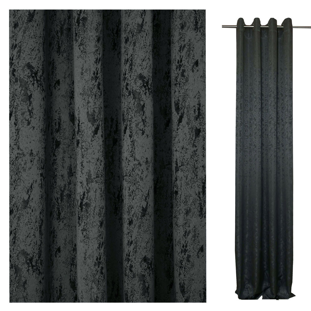 vorhang blickdicht grau