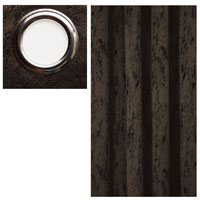 Vorhang MELIERT Ösen DUNKEL-BRAUN 140x245 cm Blickdicht Gardine