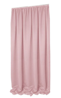 VERDUNKELUNG Vorhang Kräuselband ROSENHOLZ Dusty Pink 140x245 cm