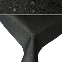 LEINEN Optik Tischdecke Rechteckig DUNKELGRAU Lotuseffekt Bügelfrei