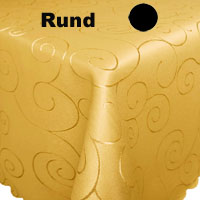 ORNAMENTE Tischdecke Rund 135 GELB